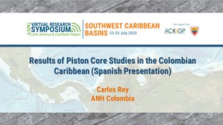 Results of Piston Core Studies in the Colombian Caribbean (Spanish Presentation)
